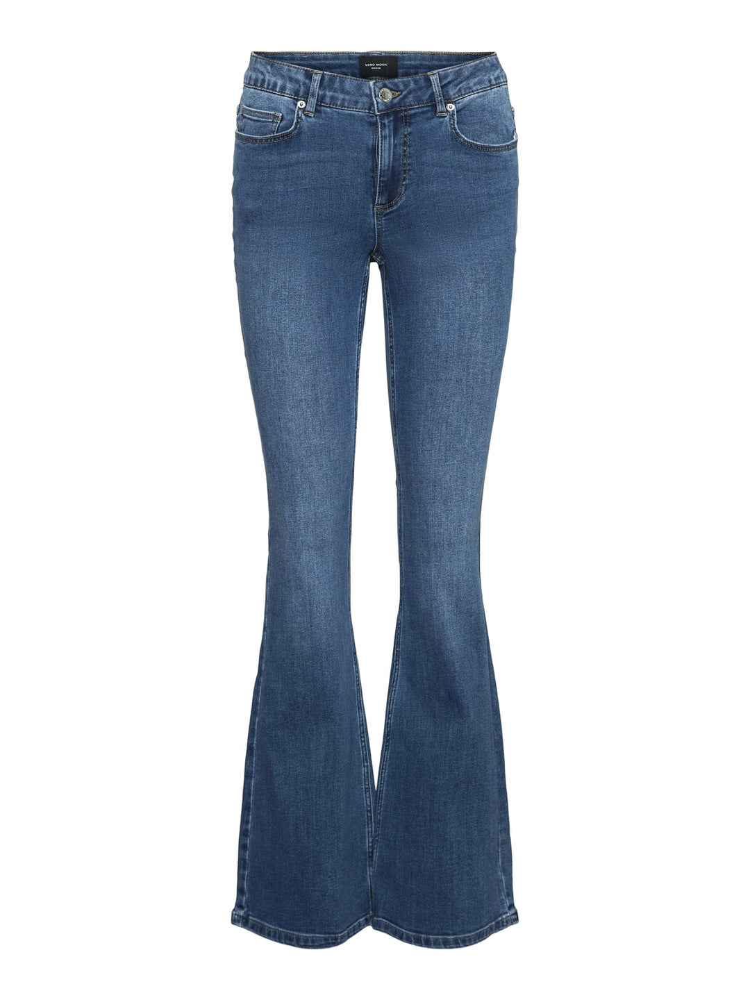 VERO MODA flared jeans dames – 10279177 Scarlet - Blue Denim - L34