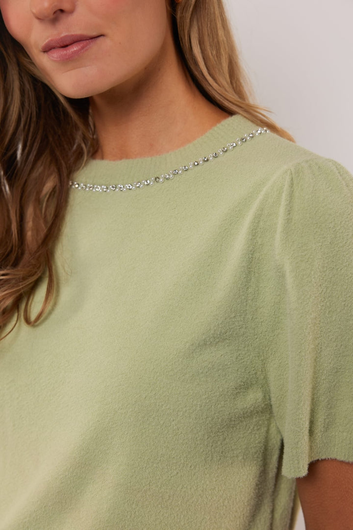 G-Maxx Etta top groen dessin – dames