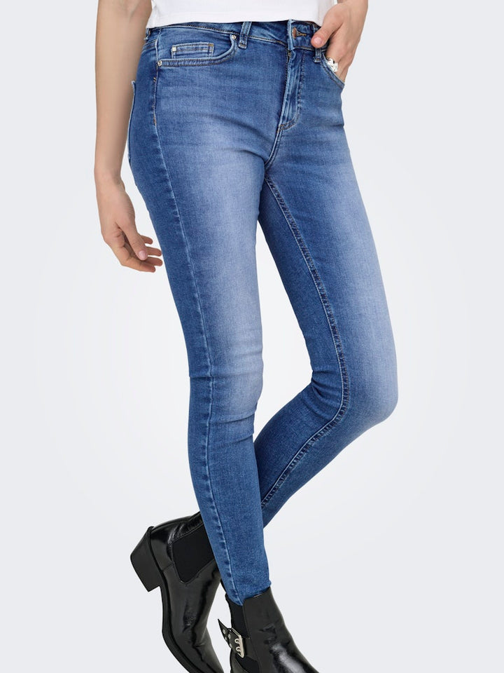 Only 15195681 BLUSH jeans skinny fit dames – blue denim - L32
