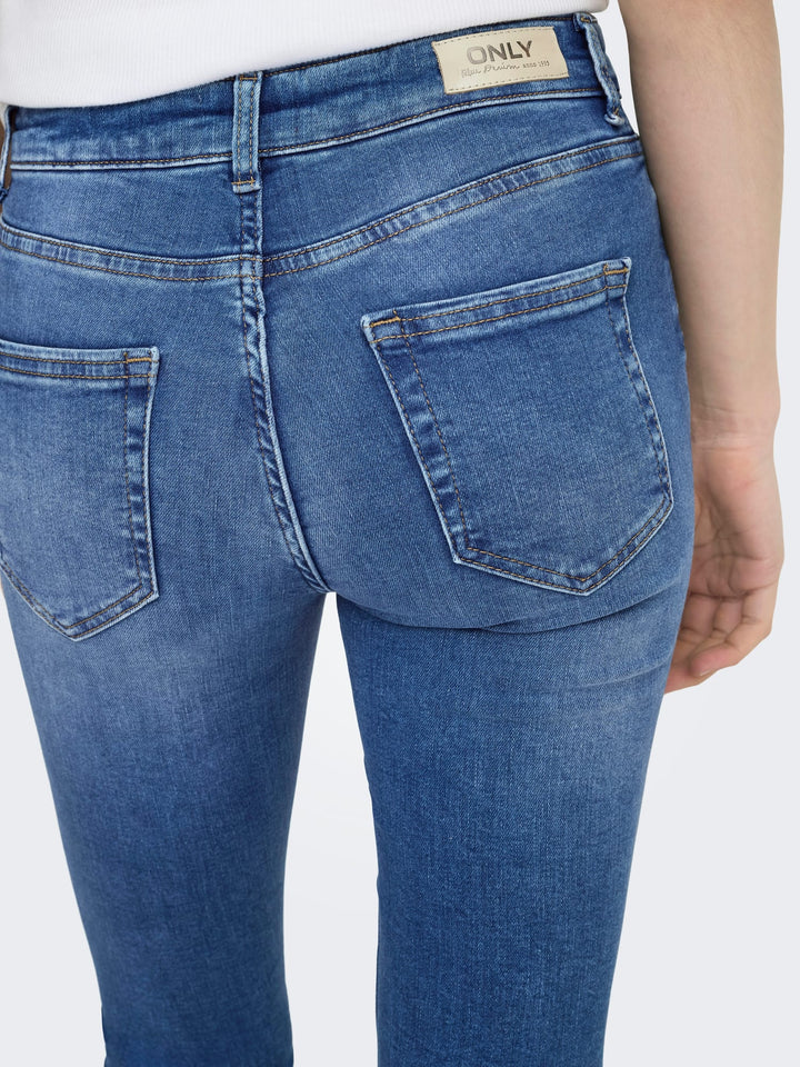 Only 15195681 BLUSH skinny fit jeans blauw – dames - Blue Denim - L30