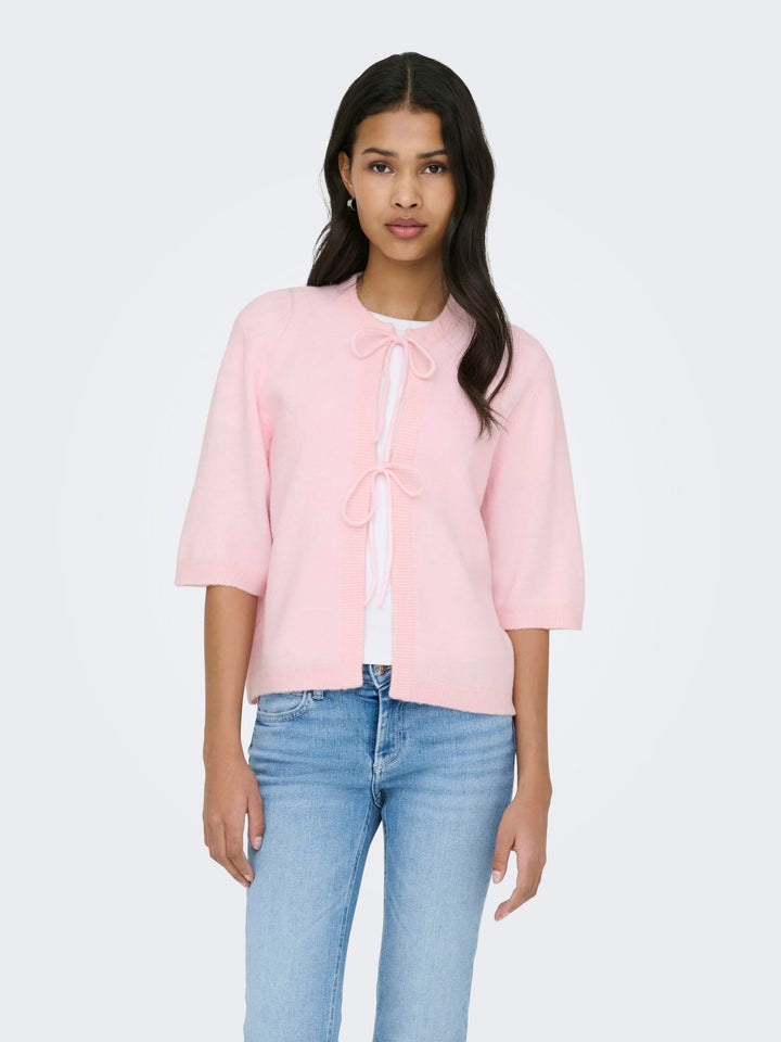 Only ONLSIMONI vest gebreid licht roze - dames