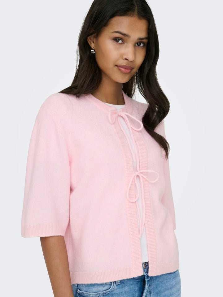 Only ONLSIMONI vest gebreid licht roze - dames