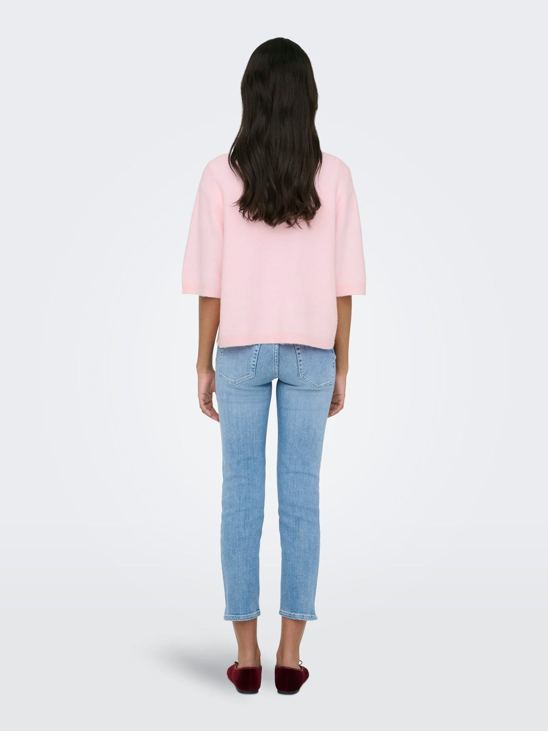 Only ONLSIMONI vest gebreid licht roze - dames