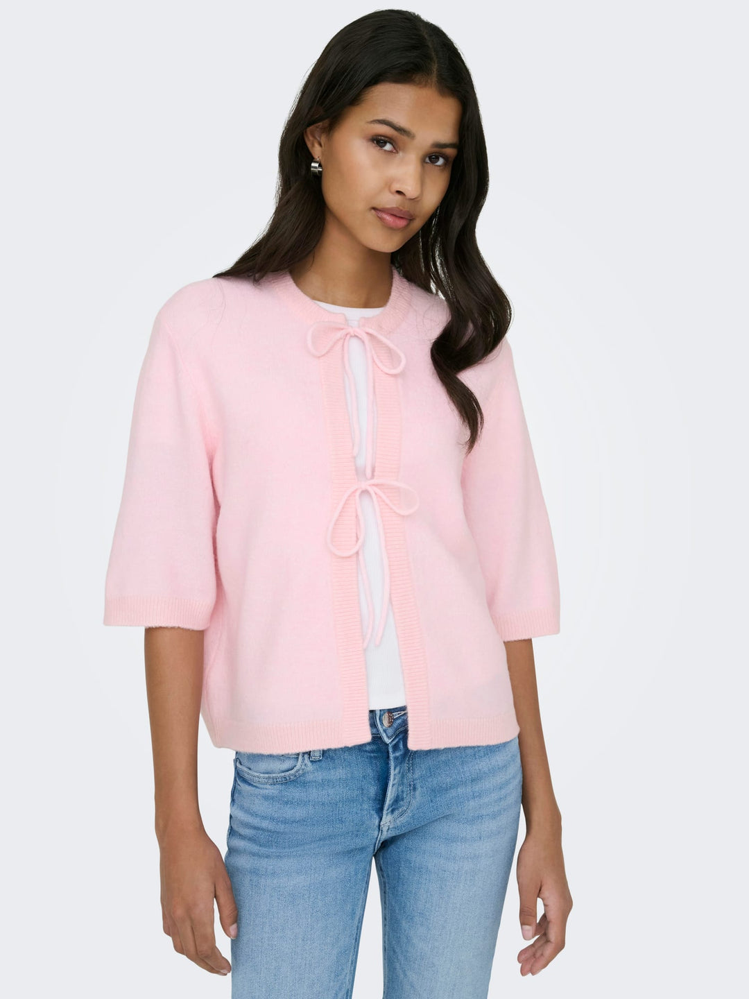Only ONLSIMONI vest gebreid licht roze - dames