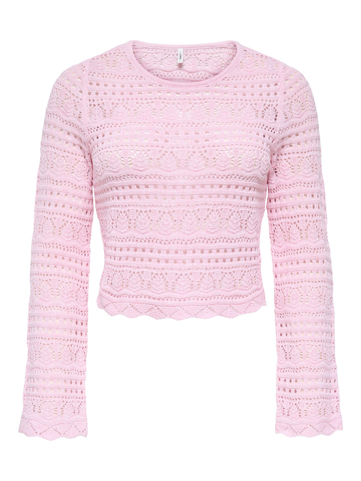 Only 15363049 Elke trui dames licht roze