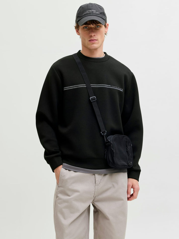 Jack & Jones Fusion sweater zwart – heren