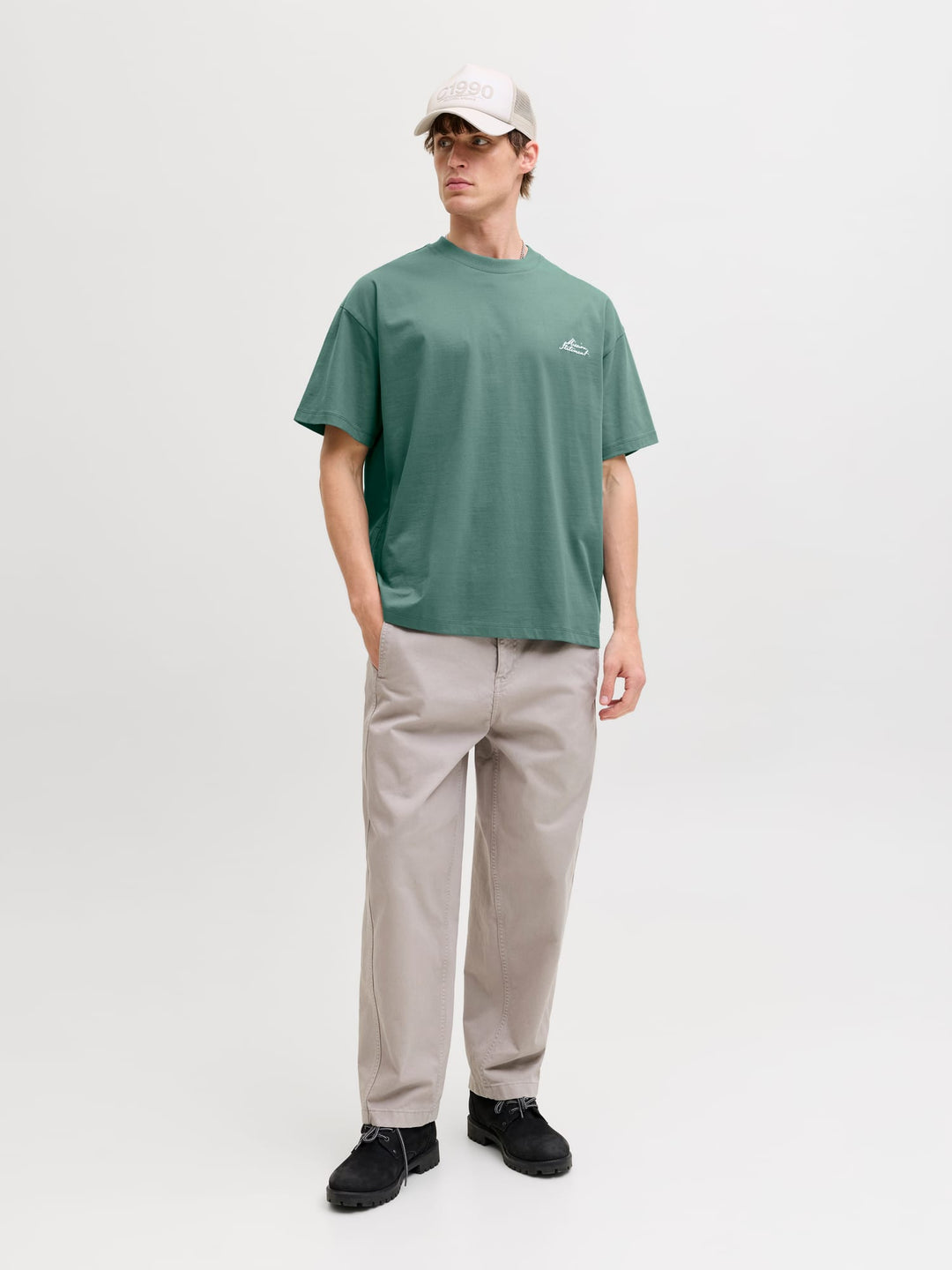 Jack & Jones T-shirt oud groen – heren