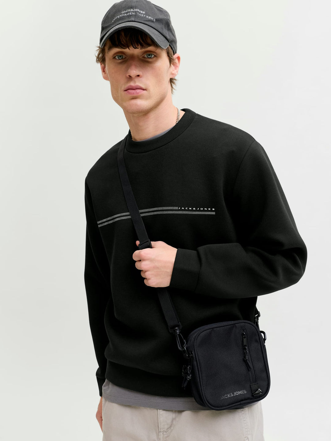 Jack & Jones Fusion sweater zwart – heren