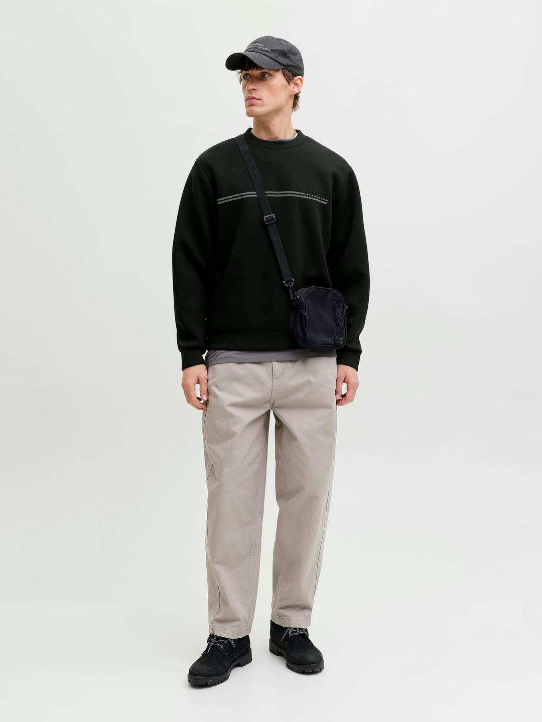 Jack & Jones Fusion sweater zwart – heren