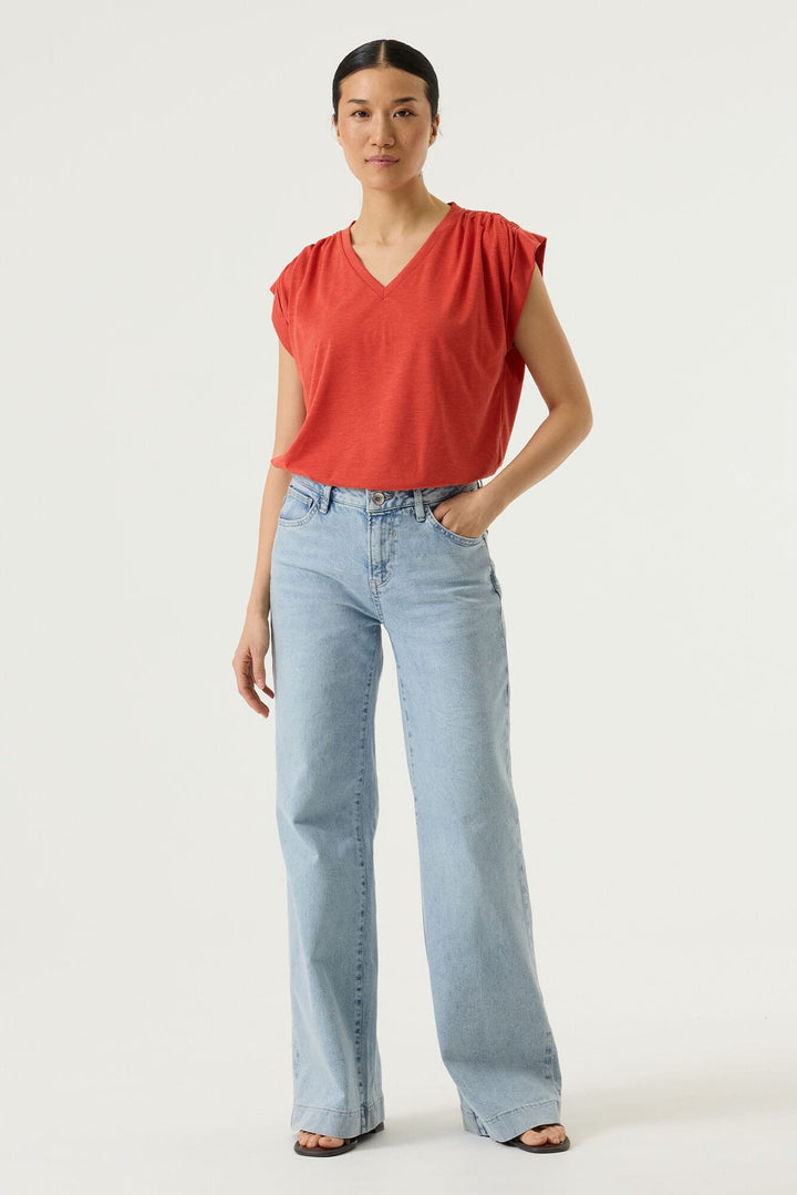Garcia woman P260206 t-shirt k/m oranje