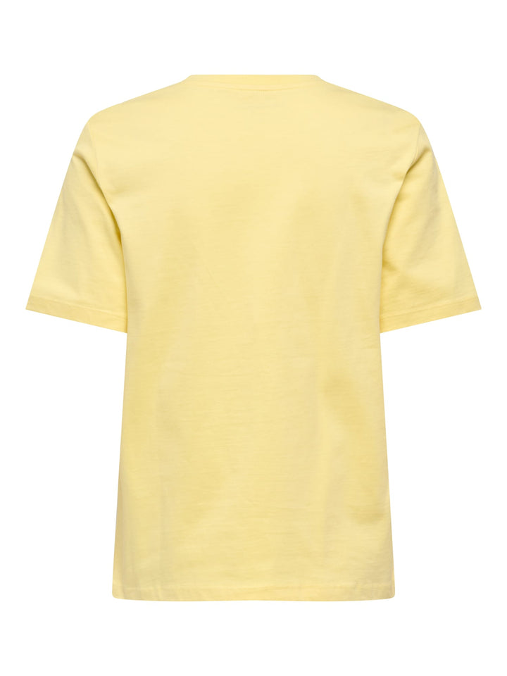 Only Freja T-shirt geel – dames