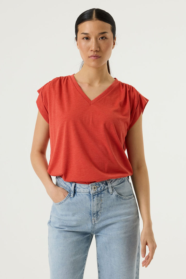 Garcia woman P260206 t-shirt k/m oranje