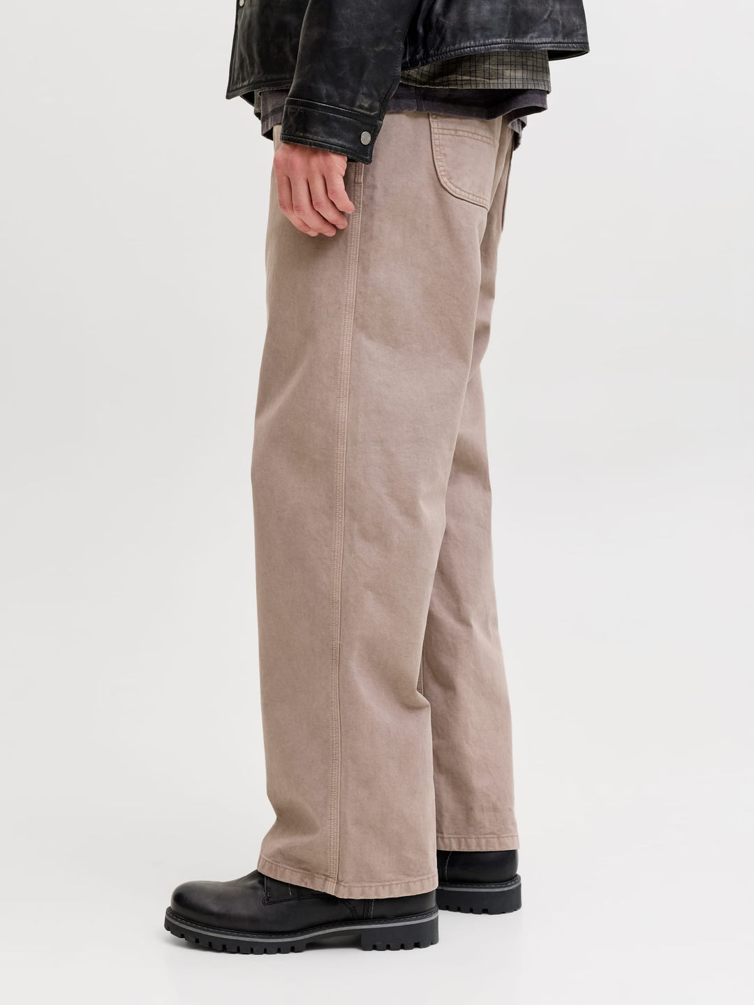 Jack & Jones JPSTALEX RAYE WORKER PANTS – heren - Taupe - L34
