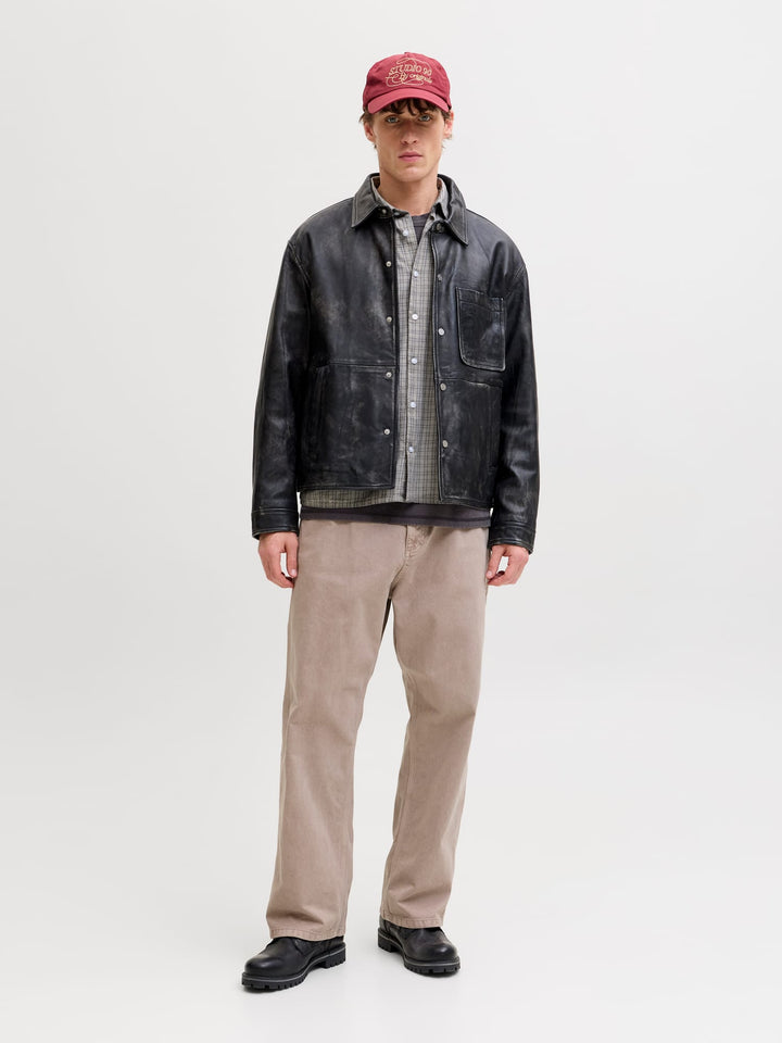 Jack & Jones JPSTALEX RAYE WORKER PANTS – heren - Taupe - L34