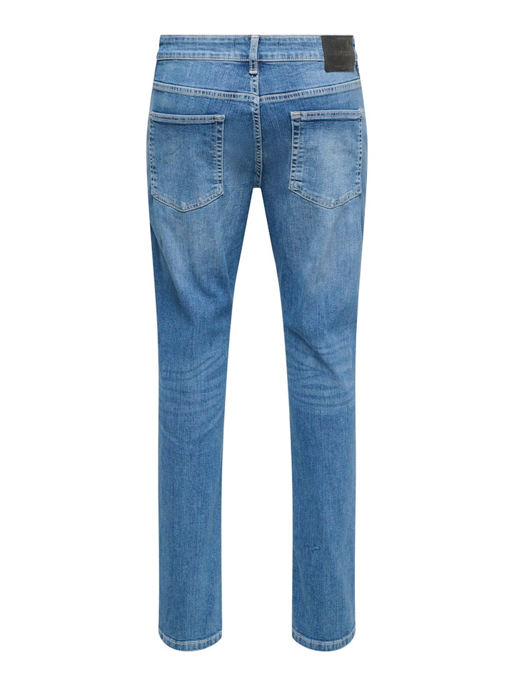ONLY & SONS Loom slim fit jeans blauw – heren - Blue Denim - L34