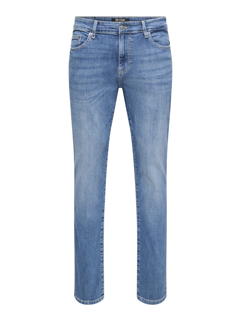 ONLY & SONS Loom slim fit jeans blauw – heren - Blue Denim - L34