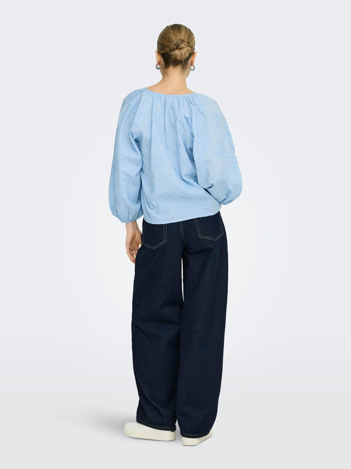Only Zion blouse lichtblauw – dames