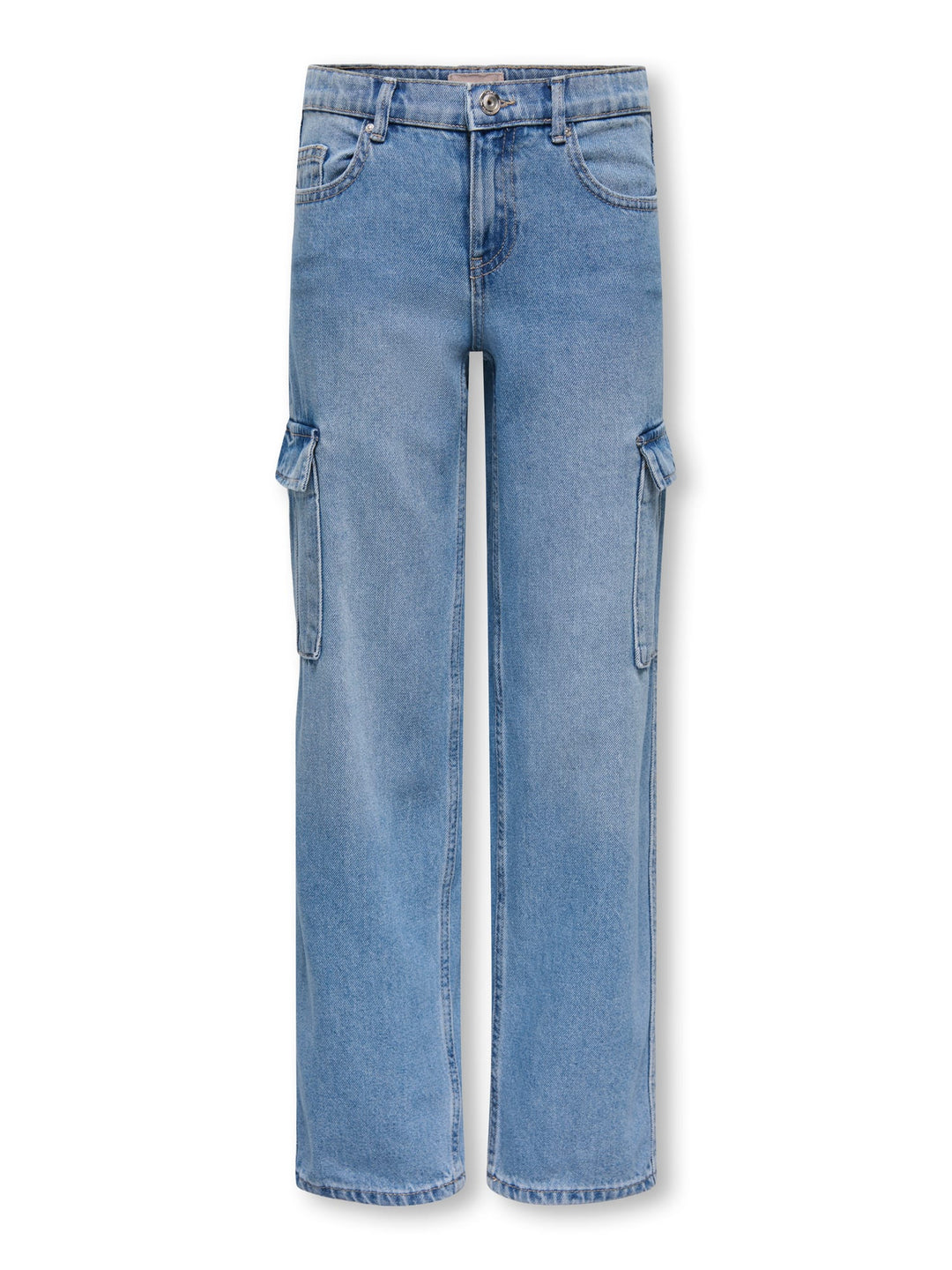 Kids Only Harmony lange broek meisjes – blue denim