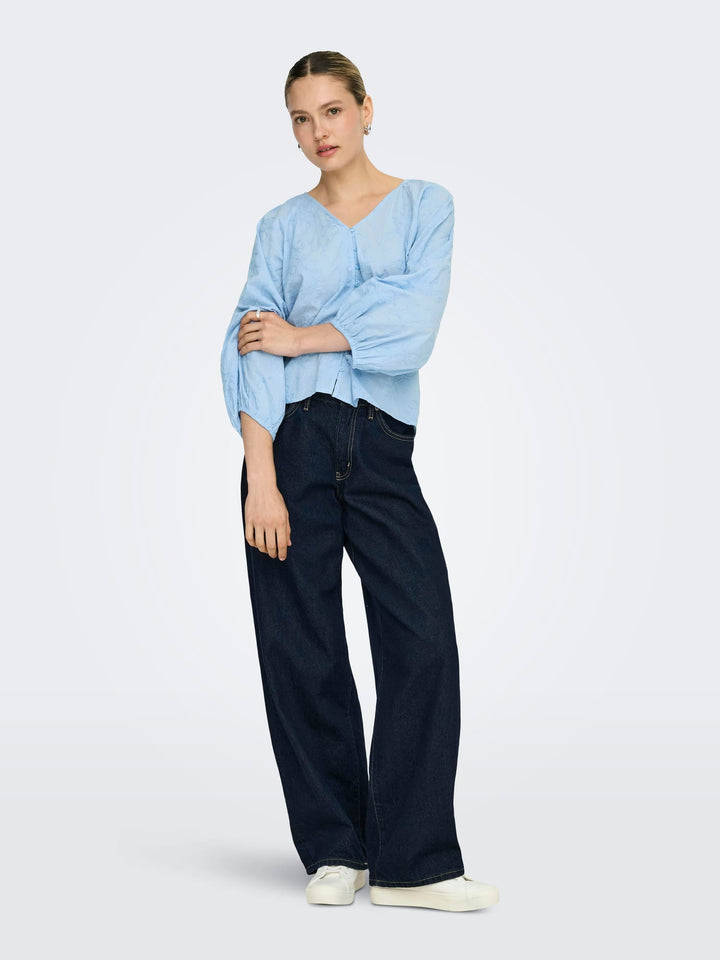 Only Zion blouse lichtblauw – dames