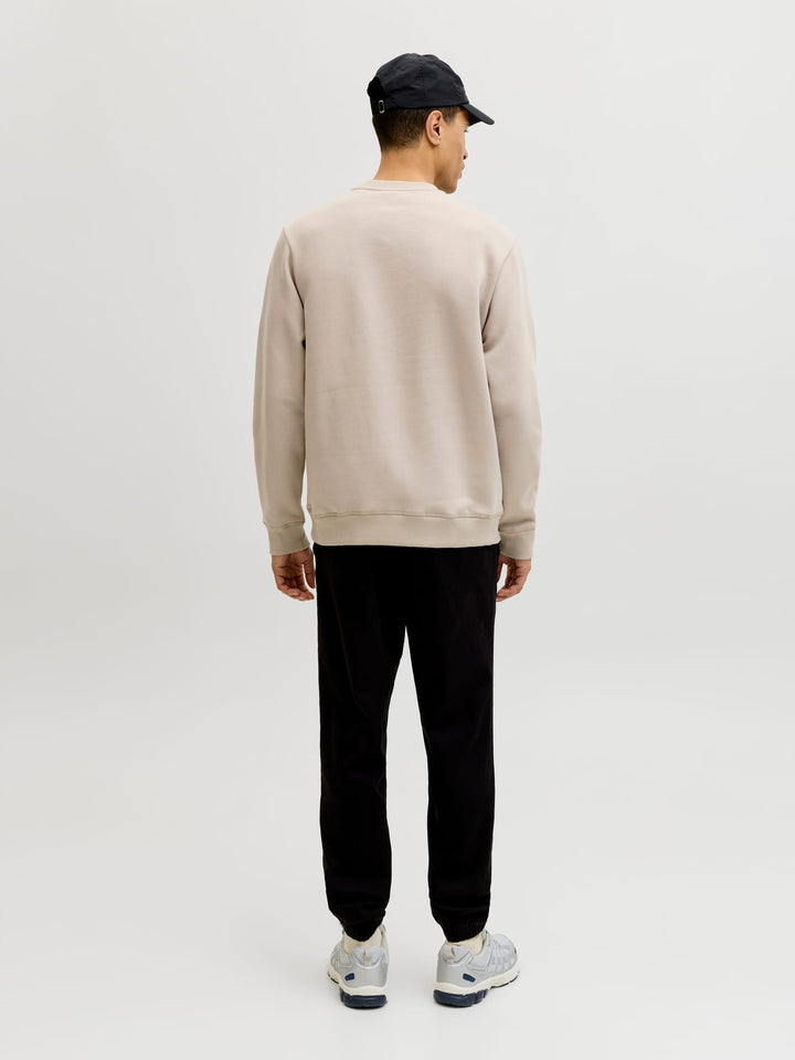 Jack & Jones 12293307 Fusion sweater zand – heren