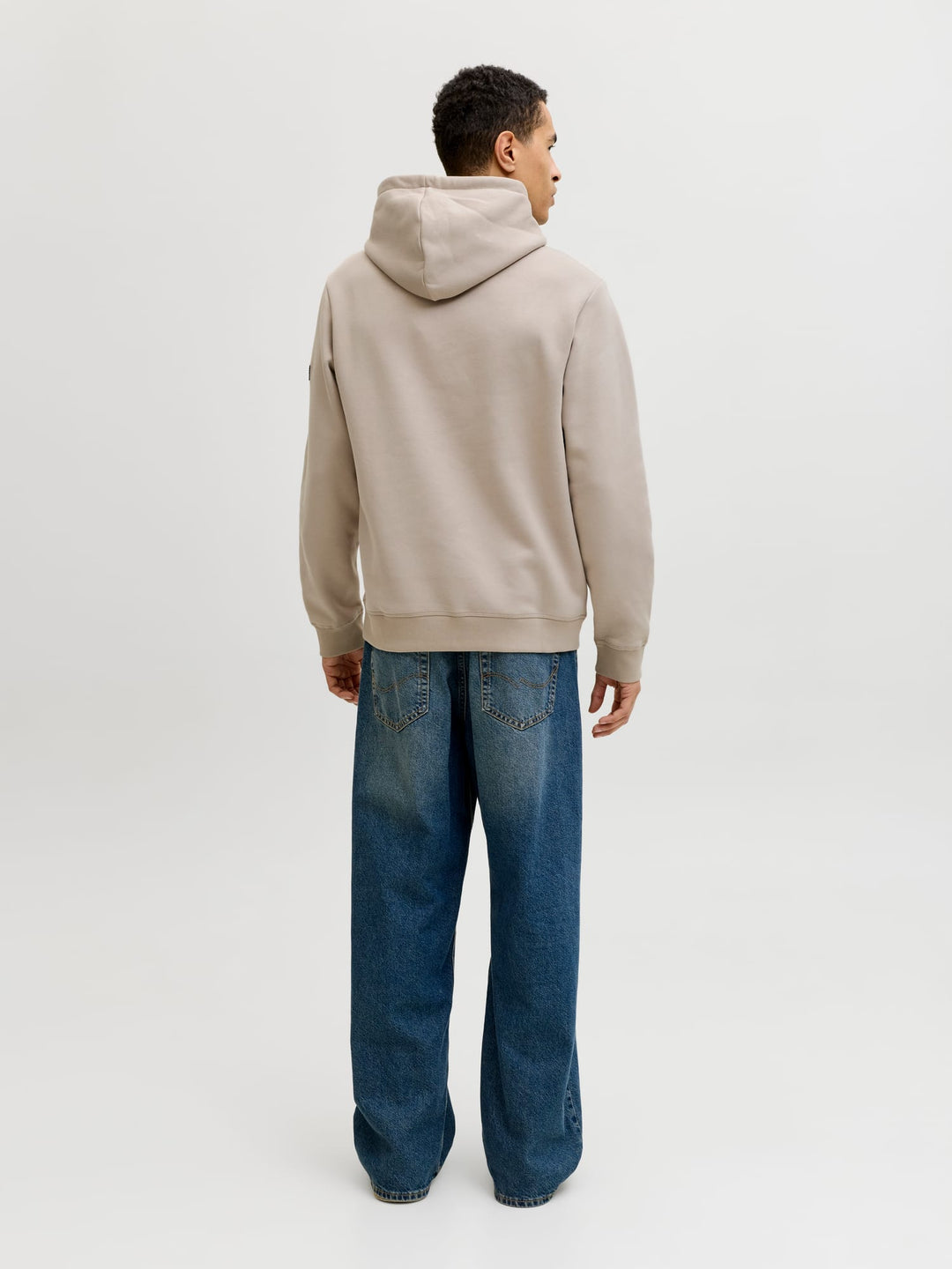 Jack & Jones Fusion hoodie zand – heren