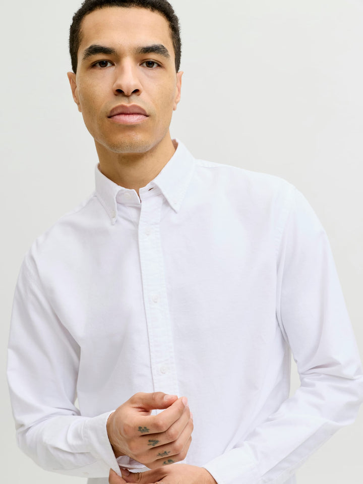 Jack & Jones Harvey overhemd off-white – heren