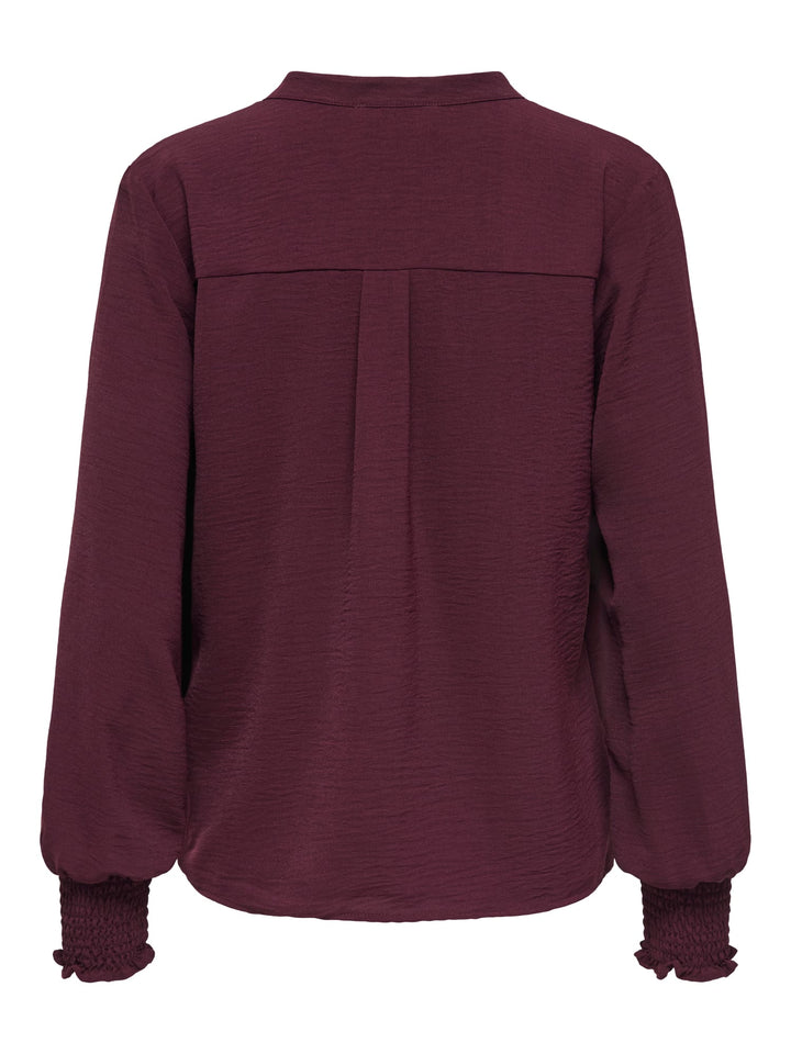 Only Mette top wijnrood – dames