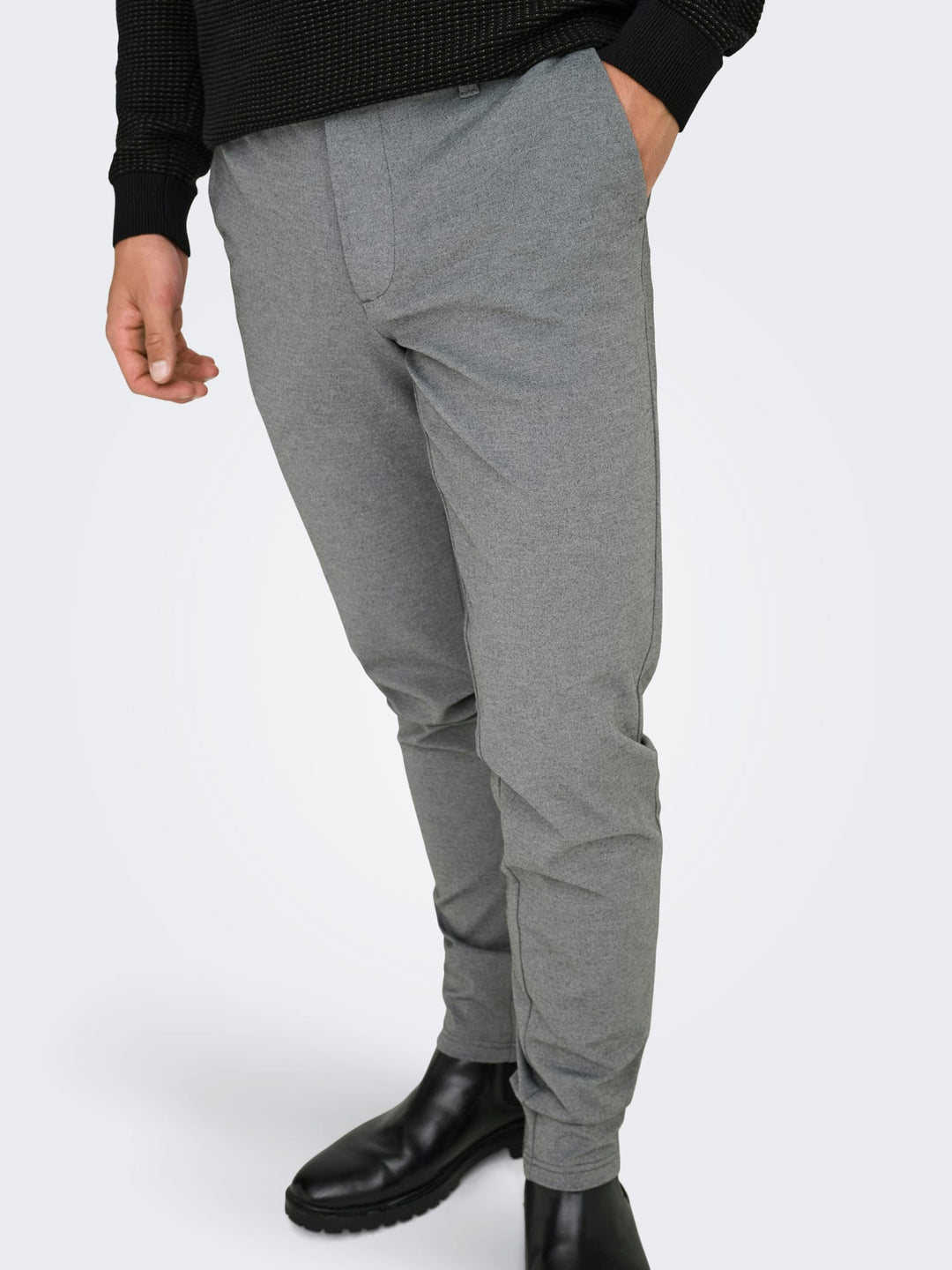 ONLY & SONS Mark chinobroek grijs – heren - L32