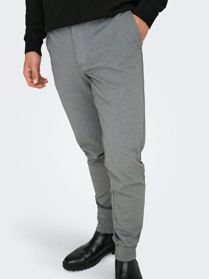 ONLY & SONS Mark chinobroek grijs – heren - L32