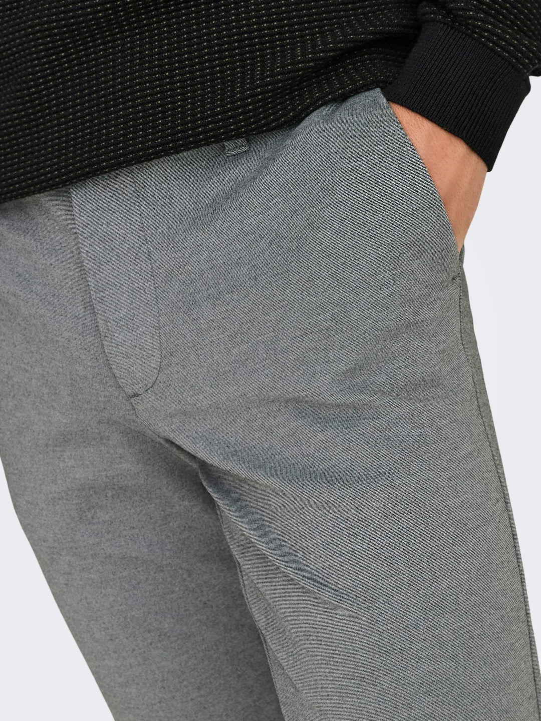 ONLY & SONS ONSMARK SLIM GW 0209 PANT – heren lange broek - Grijs - L34