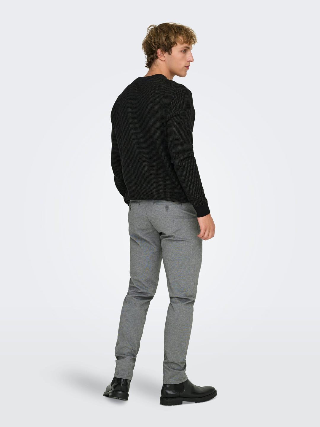 ONLY & SONS Mark chinobroek grijs – heren - L32