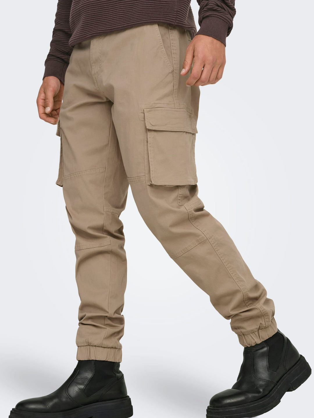 ONLY & SONS cargo broek zand – heren - L32