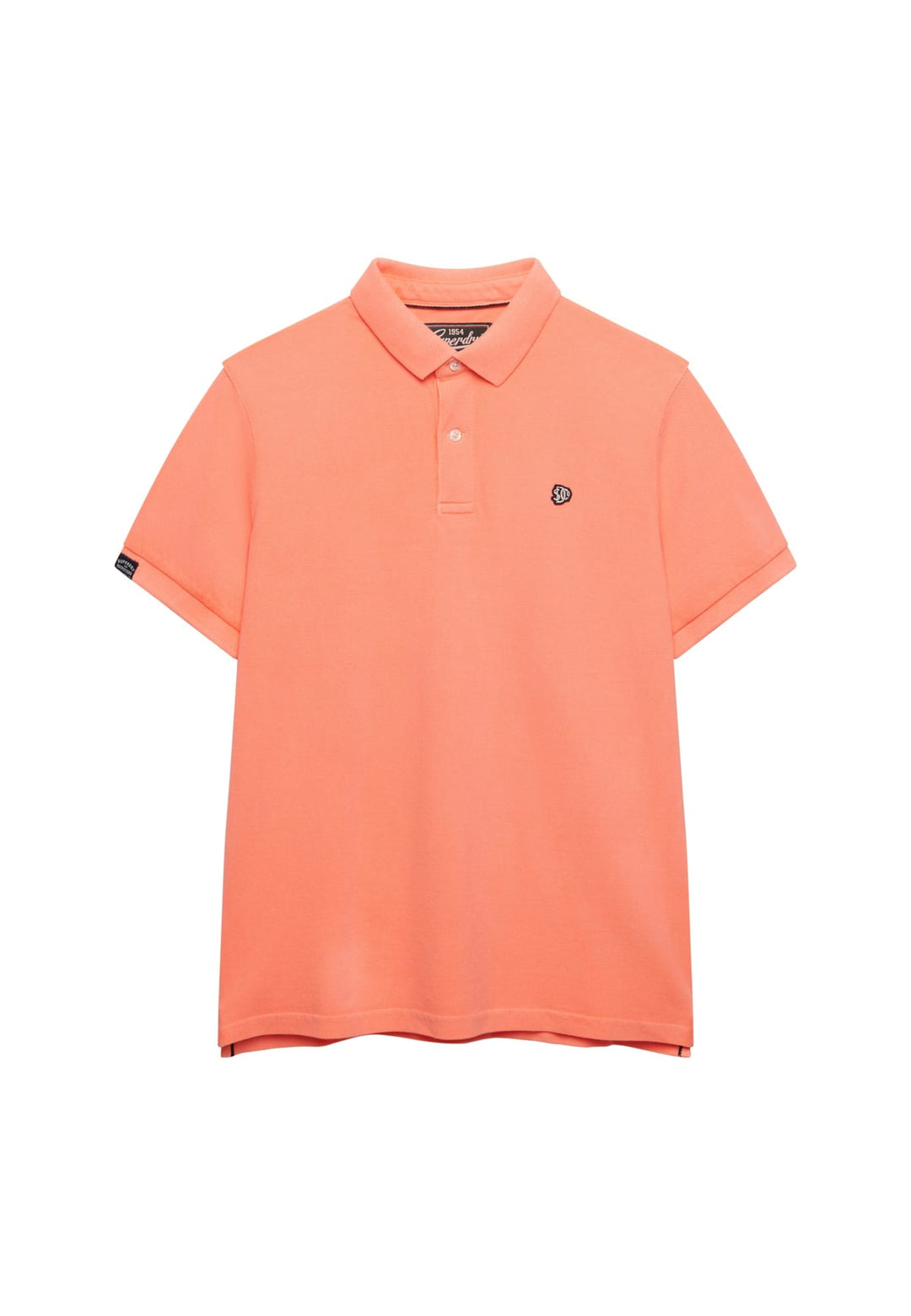 Superdry Vintage Destroy Poloshirt neon oranje – heren