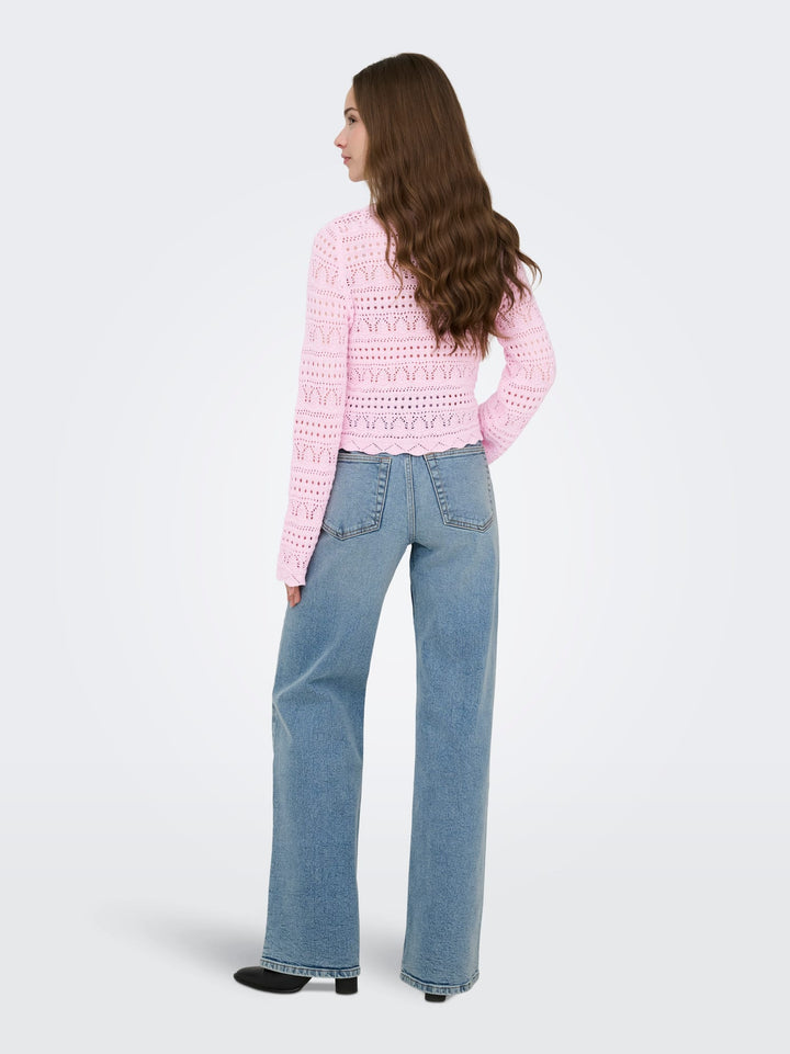 Only Elke trui licht roze – dames