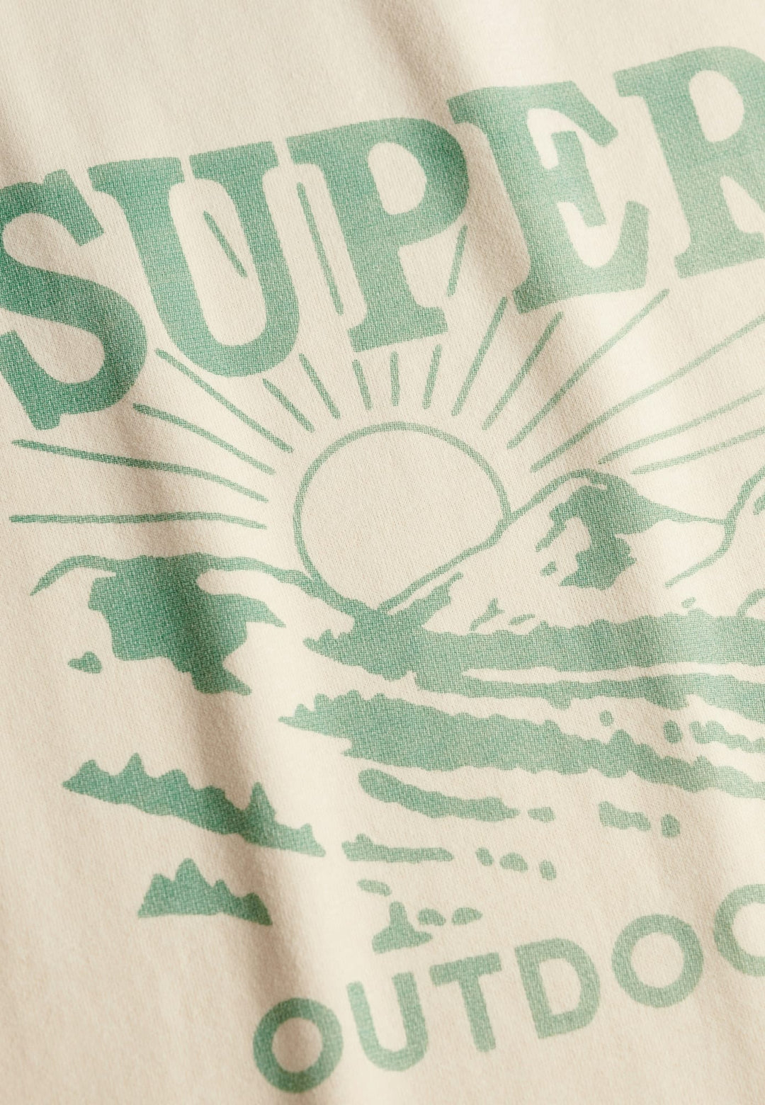 Superdry Retro Outdoor Relaxed T-shirt beige – heren