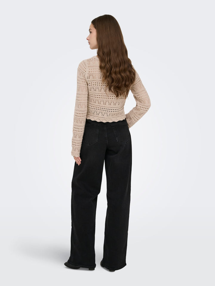 Only Elke trui zand – dames