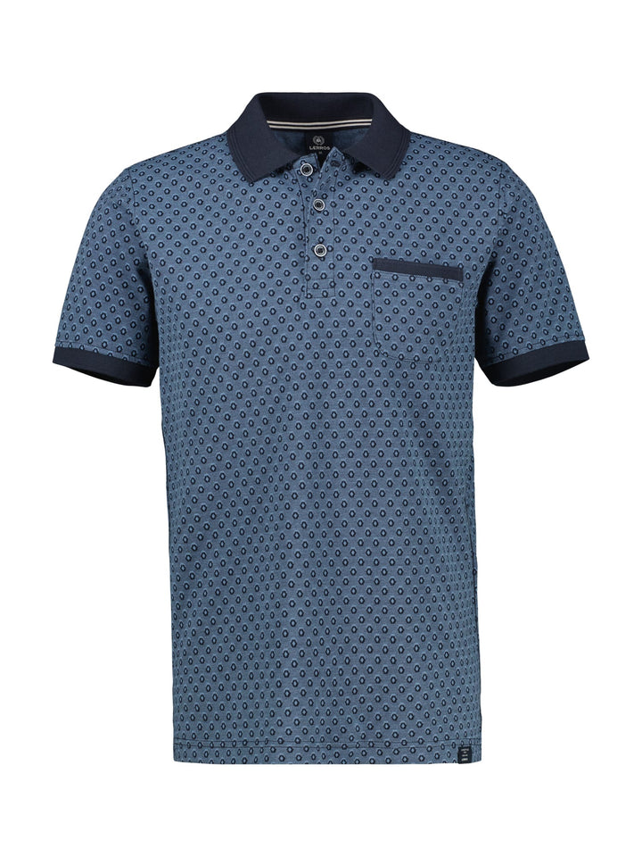 Lerros 2633226 polo k/m heren navy