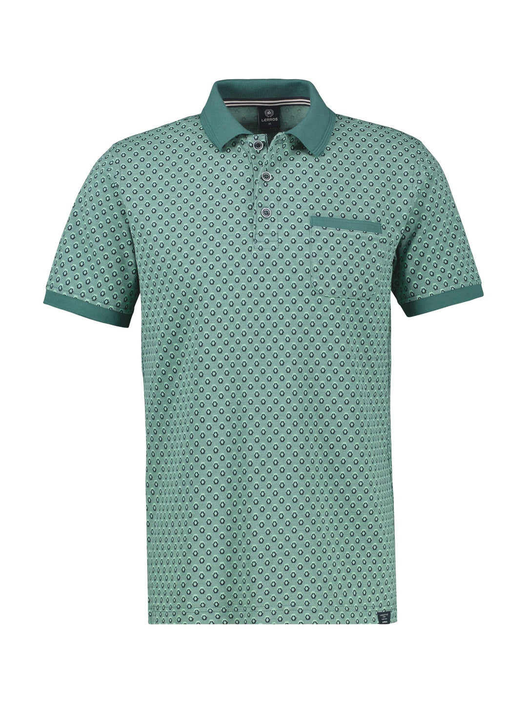 Lerros 2633226 polo k/m heren mint