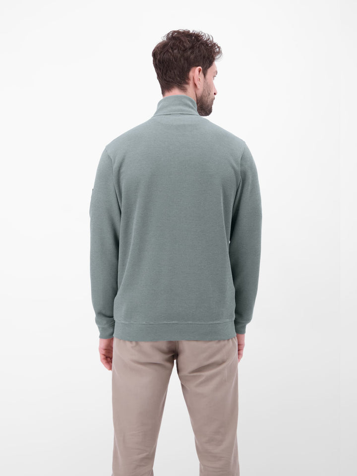 Lerros sweatjacke steel – vest sweat heren