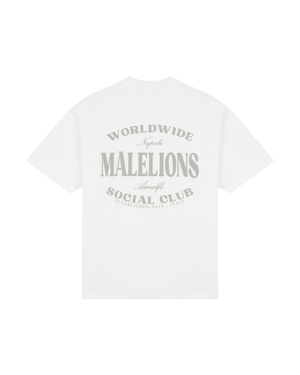 Malelions Men Social Club T-Shirt wit – heren