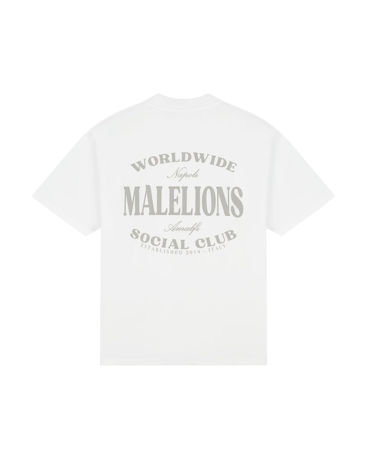 Malelions men MMA20026049 T-shirt wit – heren