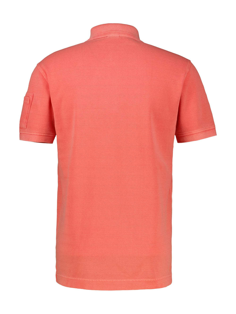 Lerros 2643233 polo k/m heren koraal rood