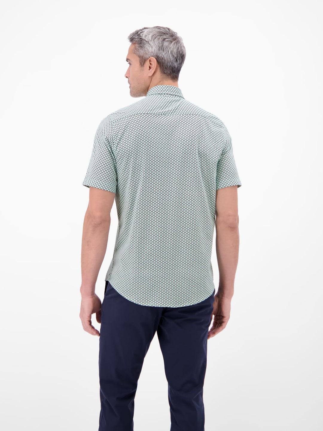 Lerros overhemd k/m heren mint – 2632318