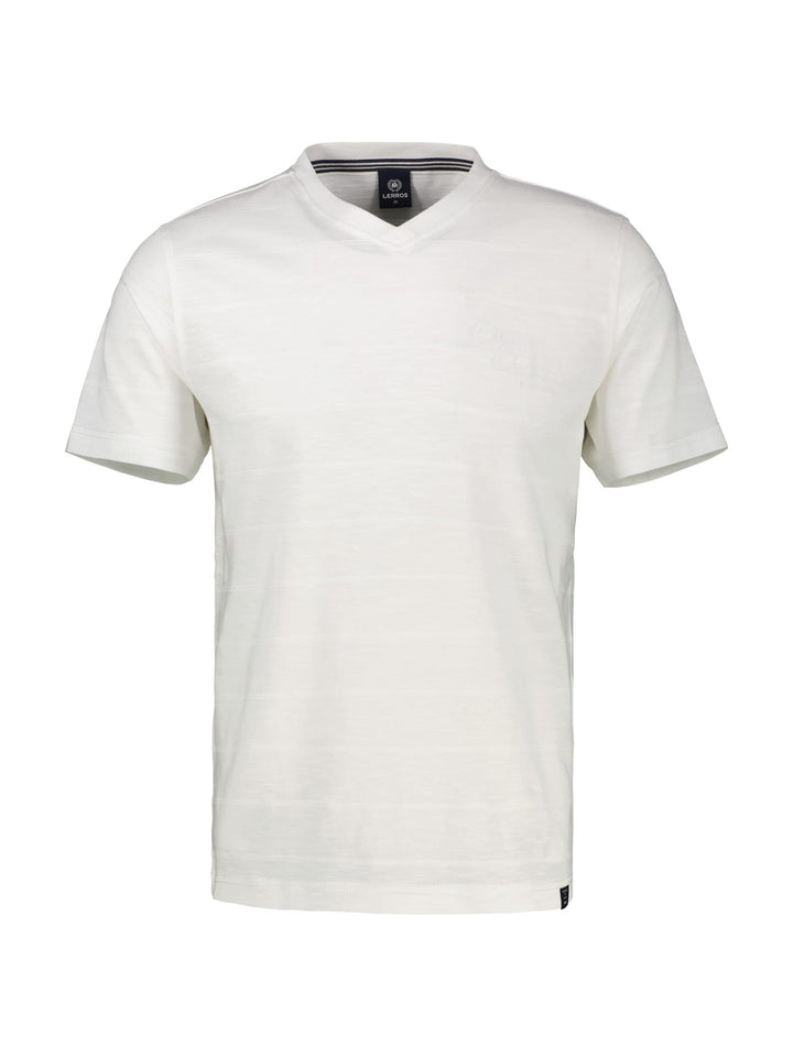 Lerros 2633121 t-shirt k/m heren wit