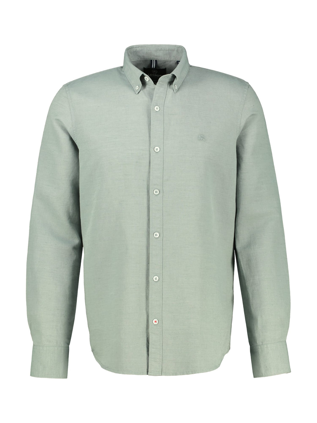 Lerros overhemd l/m heren steel – casual elegantie