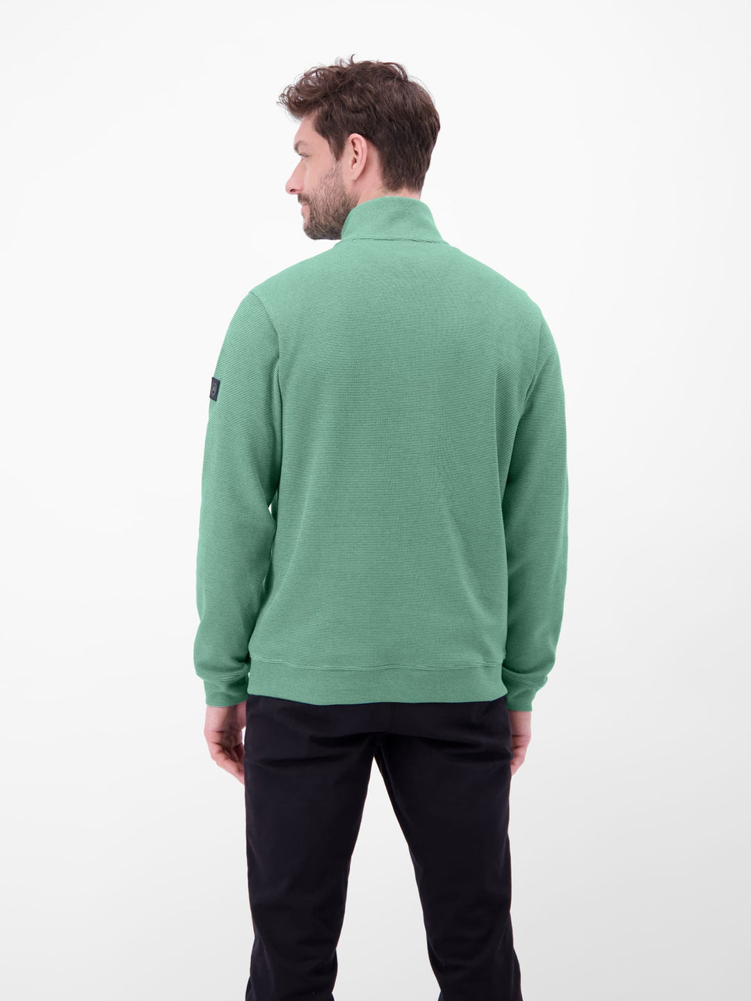 Lerros sweater heren mint – Troyer Buendchen