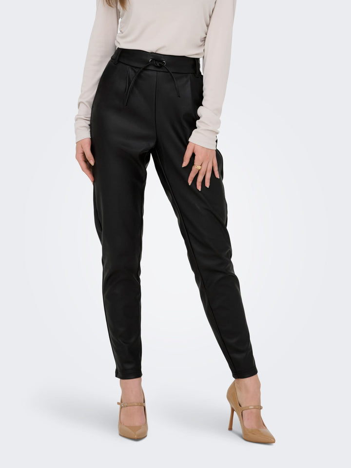 Only ONLPOPTRASH lange broek zwart – dames - L30