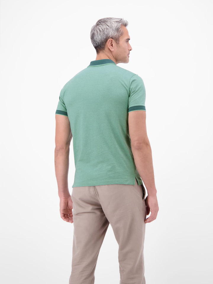 Lerros 2633206 polo k/m heren mint