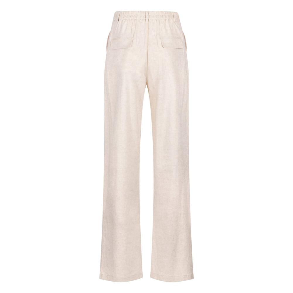 Nukus Eline lange broek dames - beige