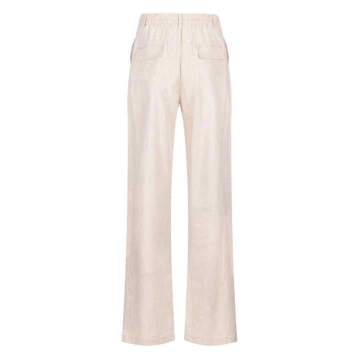 Nukus Eline lange broek dames - beige